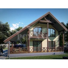 Проект каркасного дома «Кейкино-110»