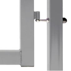 Ворота Эконом New Lock 2,0х3,45 RAL 7040