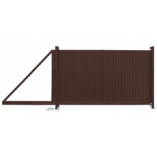 Ворота откатные Премиум 2,0х4,5 RAL 8017