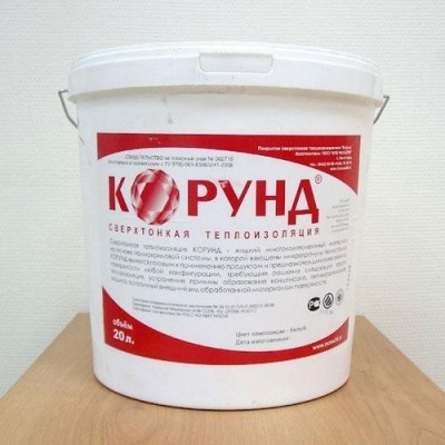 КОРУНД Классик - жидкая теплоизоляция, 20 литров 