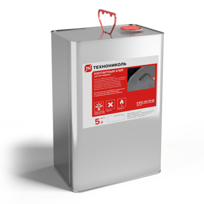 Контактный клей для ПВХ мембран 5л ТН