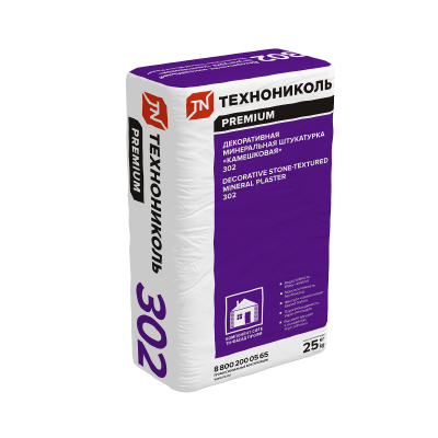Штукатурка «камешковая» ТЕХНОНИКОЛЬ 302, 2 мм