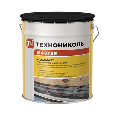 Мастика битумно-резиновая AquaMast Кровля 18кг