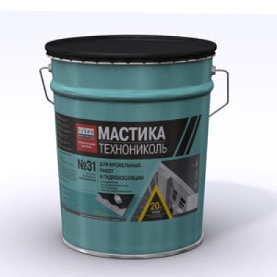 Мастика кровельная эмульсионная ТЕХНОНИКОЛЬ №31 ведро 18 кг 