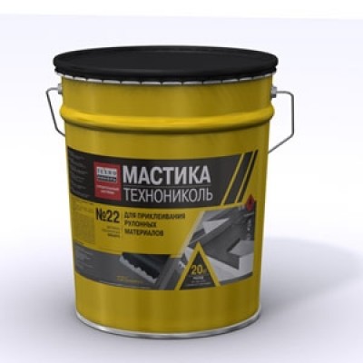 Мастика приклеивающая ТЕХНОНИКОЛЬ №22 Вишера ведро 20 кг