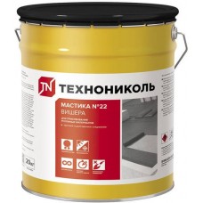 Мастика приклеивающая ТЕХНОНИКОЛЬ №22 Вишера ведро 20 кг Мастика приклеивающая ТЕХНОНИКОЛЬ №22 Вишера ведро 20 кг