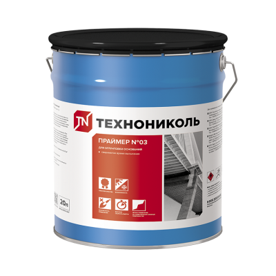 Праймер битумно-полимерный ТЕХНОНИКОЛЬ №03 ведро 20 л