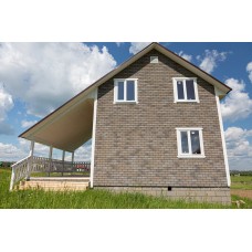 Плитка HAUBERK Камень (Серо-бежевый кирпич)