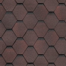 Черепица Shinglas Классик Кадриль (Гранат)