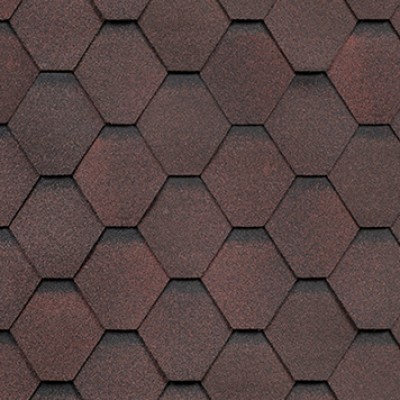 Черепица Shinglas Классик Кадриль (Гранат)