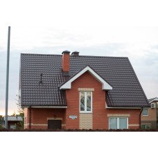 Металлочерепица Классик 0,45 PE RAL 8017 шоколад